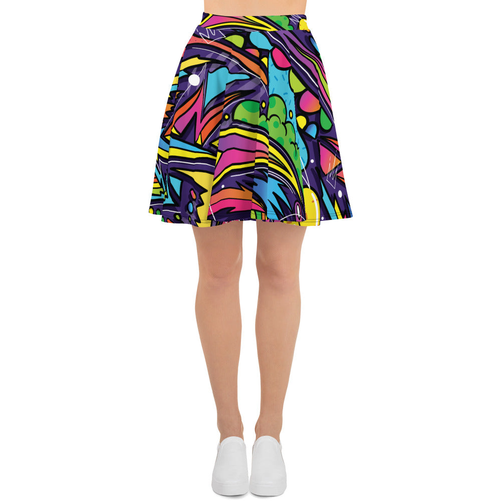 Comic Graffiti Skirt