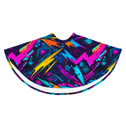 Lightning Graffiti Art Skirt