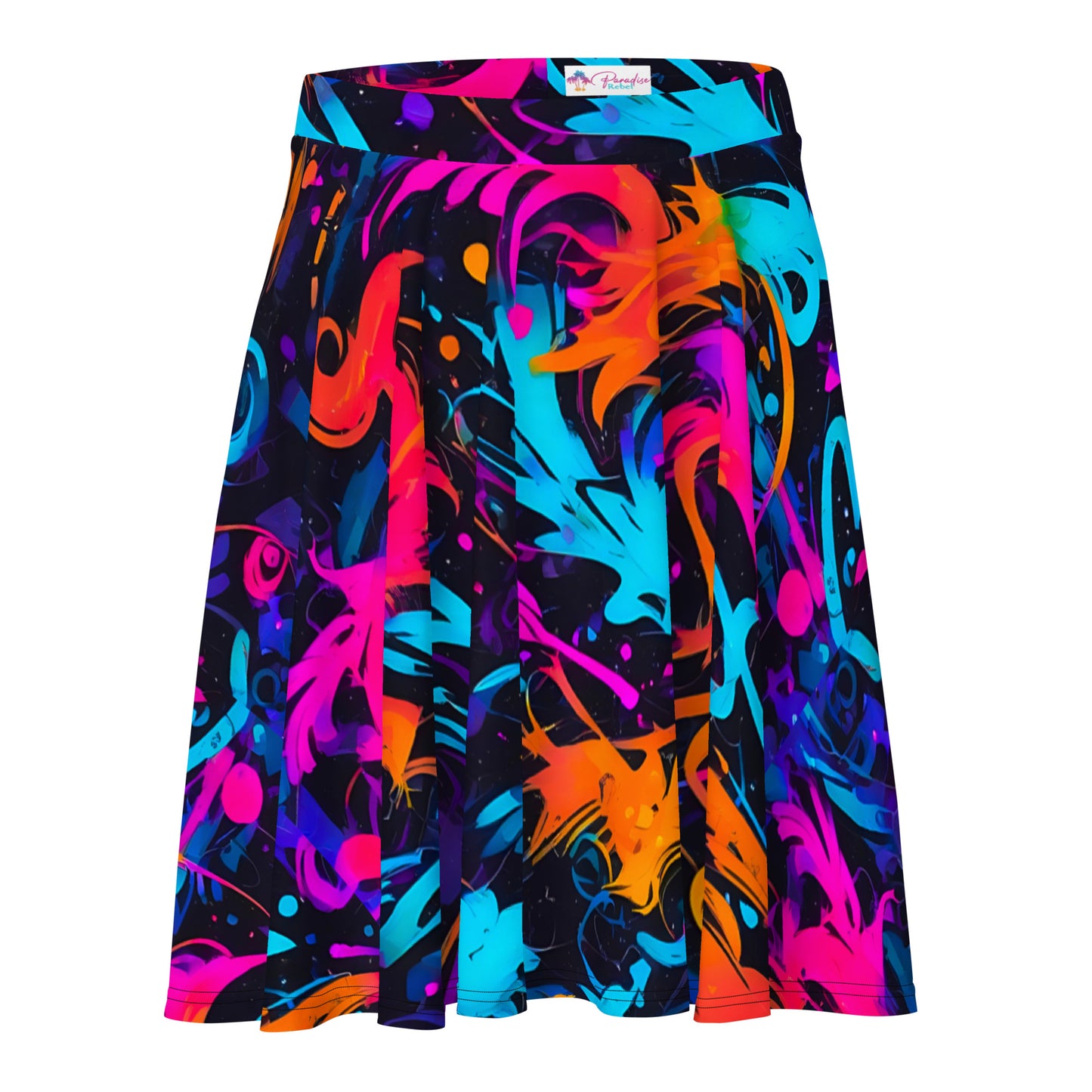 Colors in Graffiti Skirt