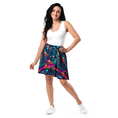 Cyber Graffiti Skirt