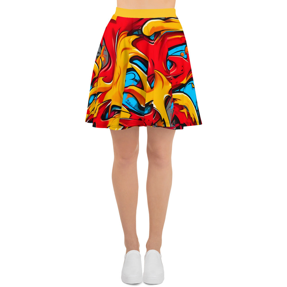 Red and Yellow Skirt