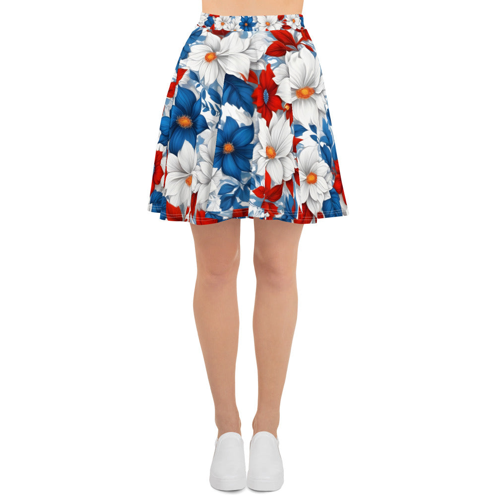 Colorful Floral Skirt