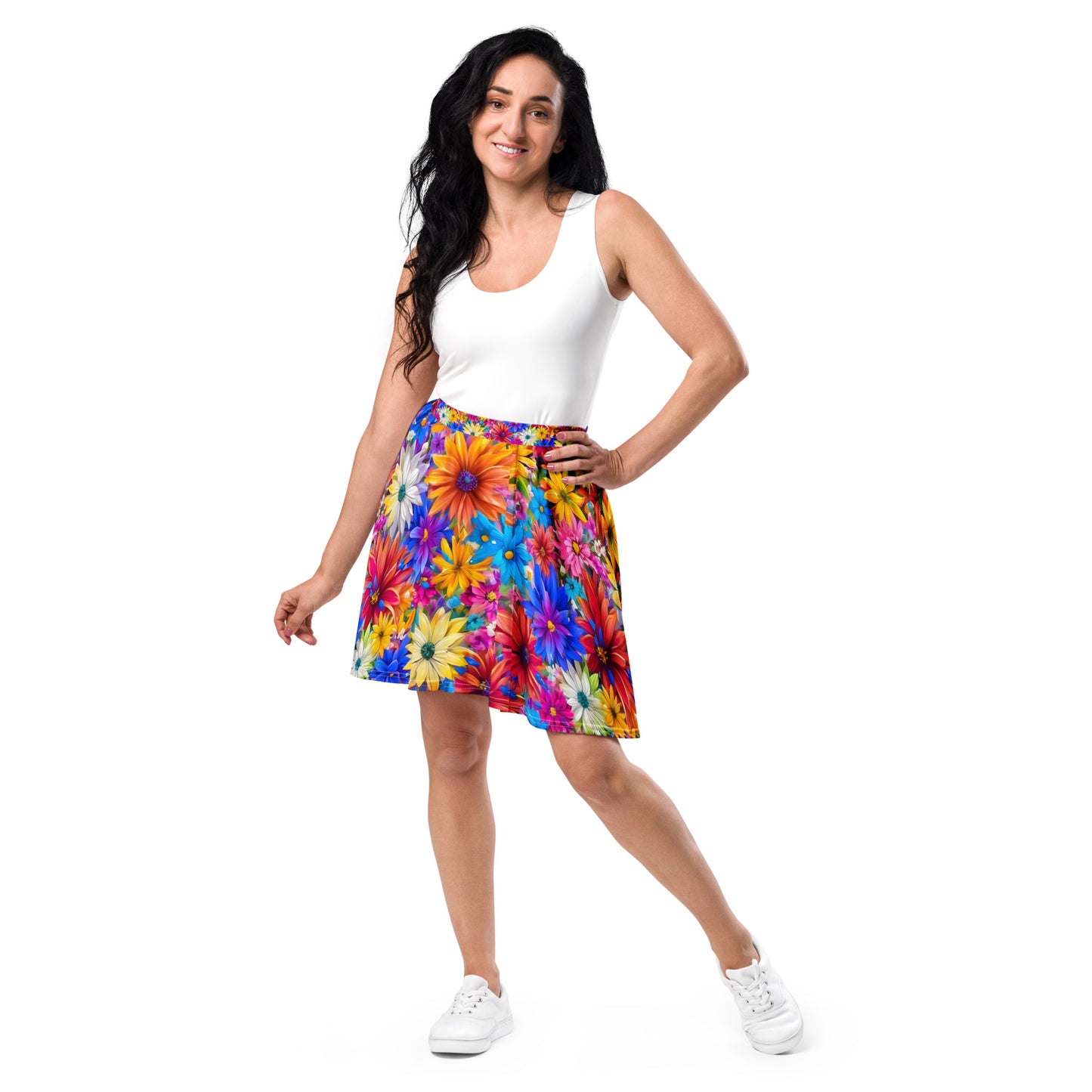 Explosion of Flowers Skirt