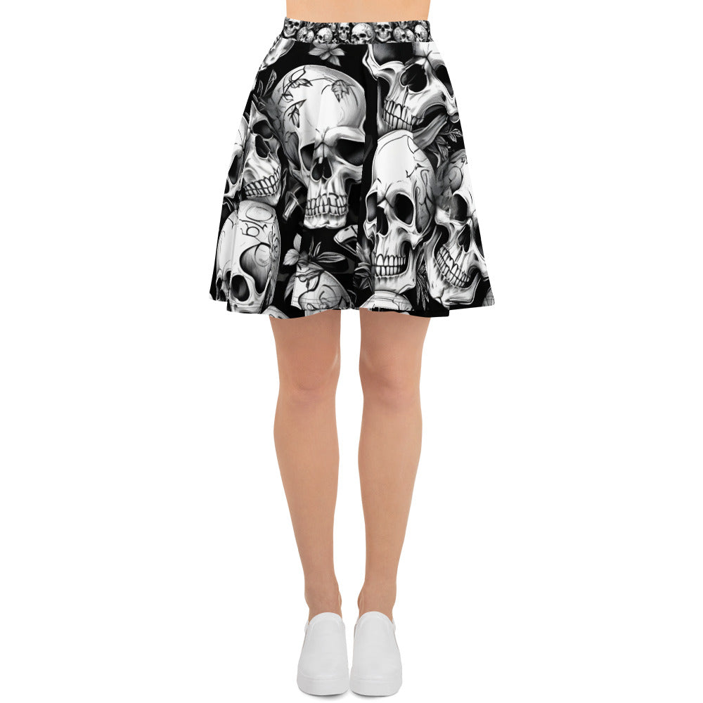 Skulls Dark Skirt