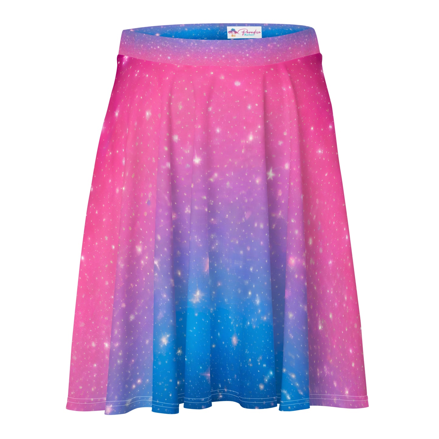 Stars on Pink and Blue Skirt