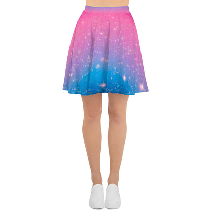 Stars on Pink and Blue Skirt