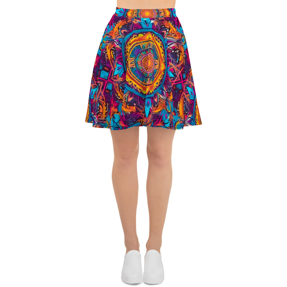 Beautiful Mandala Colorful Skirt