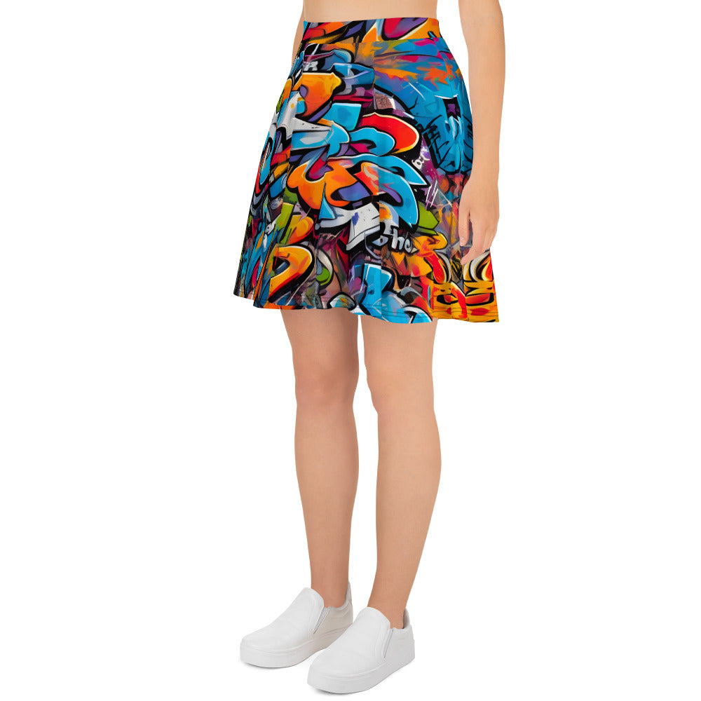 Dark Graffiti Skirt