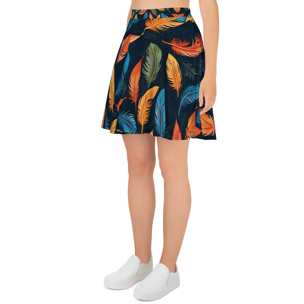 Colorfuf Feathers Skirt