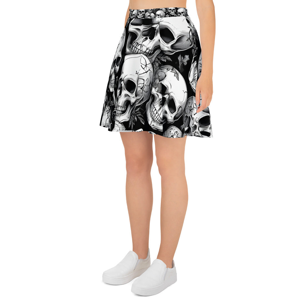 Skulls Dark Skirt