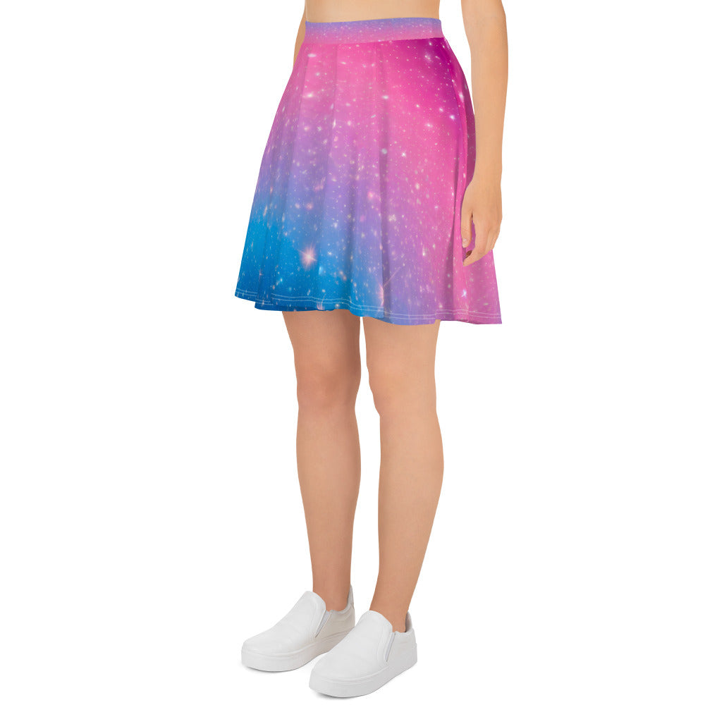 Stars on Pink and Blue Skirt