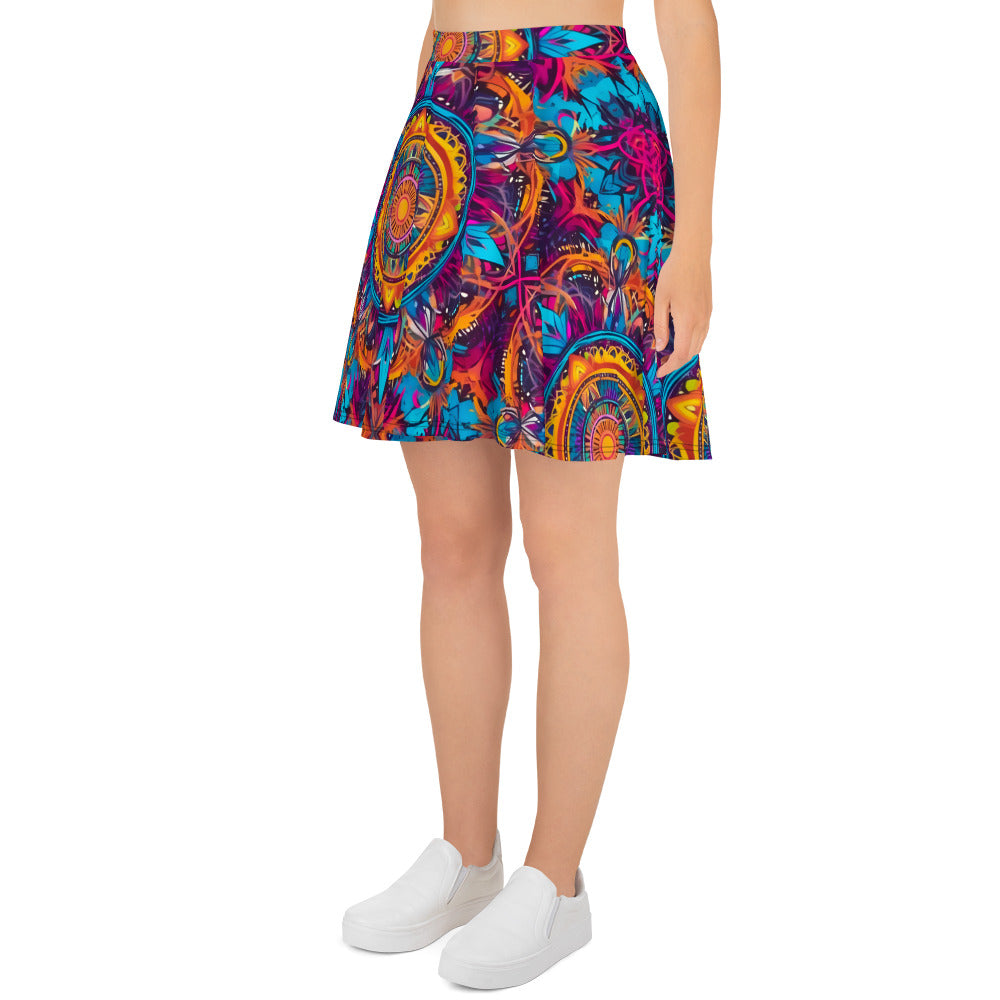 Beautiful Mandala Colorful Skirt