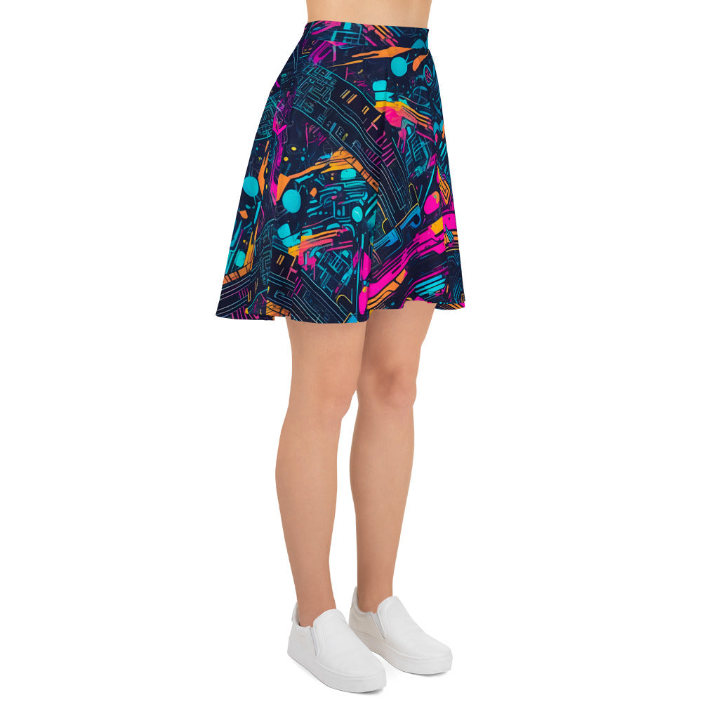 Cyber Graffiti Skirt