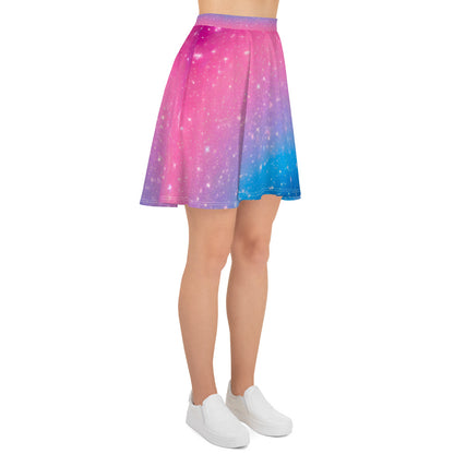 Stars on Pink and Blue Skirt